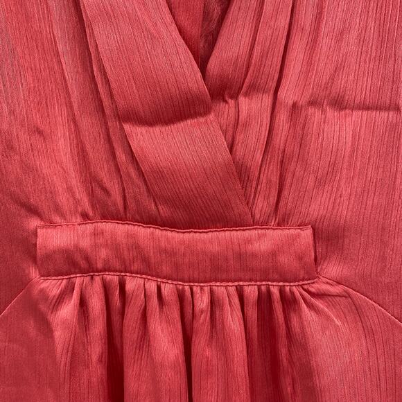 Zara Women's Pink Oversized Silky Flowy Midi Dress Size Small - Picture 9 of 11